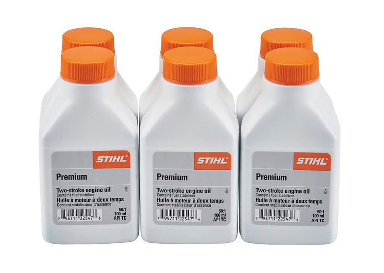 Stihl Premium Mix Oil 100 ml avec stabilisateur de carburant