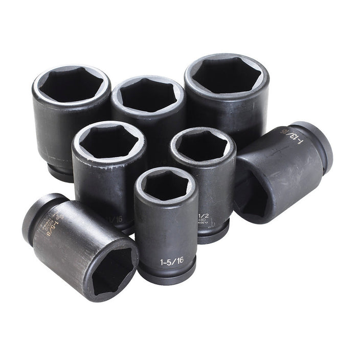 6 point 1" Drive Standard Depth Sockets