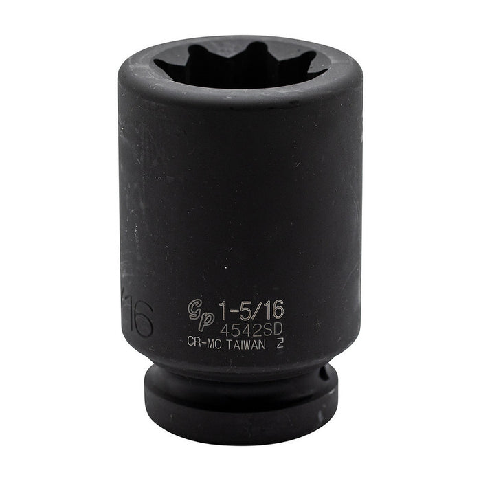 8 Point 1" Drive Deep Sockets